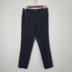 Ralph Lauren Black Label Women's Pants 6 Black Cropped Slim Ankle Office